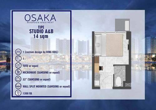 Апартаменты Osaka Riverview Тангеранг Экстерьер фото